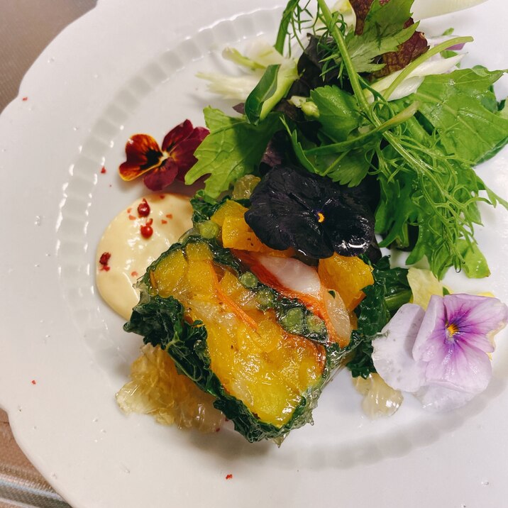 お野菜たっぷりテリーヌ ワインのおつまみにも